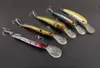 Hela parti 20 Fiske Lure Minnow Crankbaits Handbetar krokar bas 135G11 cm 5 Färg 6939594