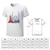 Herenpolo's Algiers Skyline Poster T-shirt Oversized tops Effen T-shirts voor heren