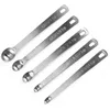 Outils de mesure s cuisine 5pcs / set tailles d'assaisonnement cuillère en acier inoxydable café multiples