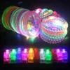 50PCS Mix Led Glasses Party Favors Glow Bracelets Light Up Toy Finger Lights for Wedding Birthday Halloween Decoration 231227