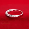 Nouvelle bague de conception anneaux de mariage Femmes 925 Bijoux de bague en diamant simulé en argent sterling322d