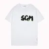 Designer T-shirt Mode d'été Respirant Sports Msgms 2000MM510-200002-99 Chemise pour hommes Coton simple couleur unie T-shirt Taille S-3XL
