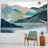 Tapestries Natural Landscape Ink Painting Tapestry Bohemian Living Room Wall Canvas Decoration Items Mural