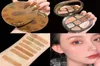 Amber Glass 8 Colors Eyeshadow Palette Matte Glitter Shimmer Eye Shadow Palettes Eyeshadows Makeup Set Ship 3PCS2229249