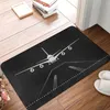 Tapis de paillasson de pilote d'avion, tapis de tapis, tapis de pied en polyester, grattage de sable, couloir de cuisine, chambre à coucher, balcon, toilettes