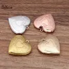 BoYuTe 10 Pieces Lot 28MM Metal Brass Heart Shaped Floating Locket Charms Pendant Factory Direct Po Locket2903