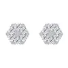 Stud High Quality Hiphop 4mm D Color Moissanite Earrings With Screw Back Women Men Jewelry Gold Plated 925 Silver Gift297i