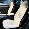 Pokrywa fotelików samochodowych Zestaw okładki dla samochodów Kobiety obrońcy zimowe Pluszowe uniwersalne urocze akcesoria dla niemowląt