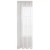 Curtain 1 Sheet Chic Window Tulle 4 Sizes Gauze Washable Delicate Decorative Living Room