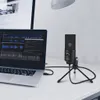 Dizüstü bilgisayar için beş metal USB Kondenser Kayıt Mikrofonu Windows Cardioid Studio Vokalleri Videok669 231228