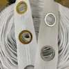 Curtain Eyelet Tape Nonwoven Cloth Grommet Top Sewing Silver Transparent w Rings Home Window Drapery Accessories 231227