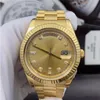 Factory Sales Men Zegarku 41mm 228239 Czarna tarcza Złota Srebrna zegarek stalowa bransoletka Automatyczna Sapphire Luminous Luksusowy Luksusowy na rękę Bezpłatną wysyłkę