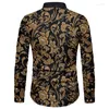 Herren Casual Shirts Shirt Fashion Retro Stitching Roman Revers Long Sleeve Frühling Sommer hochwertiges Material Plus Size 2023