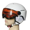 MOON Skihelm Bril Integraal gegoten 52-63cm Volwassenen Kinderen Skihelm Buitensporten Ski Skateboard Snowboard Helmen Heren 231227