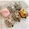 Plush Backpack Toys Girls Boys Cartoon Adjustable Schoolbags Stuffed Animal Bag Kindergarten Children's Gift 231227