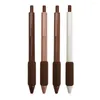 4 stuks Gel Pen Set 0.5MM Fijne Penpunten Intrekbare Zwarte Inkt Voor Journaling Schetsen En Tekenen Fournitures Scolaires