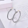 イヤリングdy dy ed thread earrings fashion汎用性の高いホワイトゴールドとシルバーメッキの針人気アクセサリーselli290f