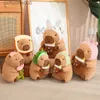 Animaux en peluche en peluche 30 cm / 40 cm Capybara peluche peluche Kawaii Capybara Simulation de jouets en peluche Animaux en peluche Girls Birthday Gift Home Decor 231228