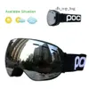POC dubbelskikt anti-dimskidglasögon snöskoter skidmaskskidglasögon snö snowboard män kvinnor googles y1119 6892