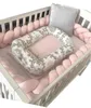 Baby Bumper Bed Breded Cribers Brochers pour garçons Girls Breft Crib Protector Cot Tour de pare-chocs Lit Bebe Tresse Decor Decor Q08282933648