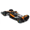 BBURAGO 1 43 McLaren Takımı MCL60 4# Lando Norris 81# Piastri Formula Bir Alaşım Süper Oyuncak Die Cast Araba Modeli 231227