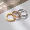 クラスターリングファッションゴールドメッキクリスタルフィンガーリング