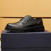 Scarpe da uomo in pelle di lusso di fascia alta. Tomaia in pelle di vitello di primo strato importata selezionata + fibbia hardware di lusso, suola in gomma, taglia 39-45