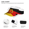 Berets Summer Air Sun Hat Flag Of East Germany Visor UV Protection Sports Tennis Golf Running Sunscreen Cap