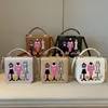 outlet dames zak 5 kleuren hoog sense barokke retro borduurwerk handtas Japanse patch mode backpack dit jaar de populaire parel handgevoelde lederen handtassen 5056