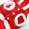 Vêtements de chien Vêtements de Noël pour animaux de compagnie Hiver chaud pour petits chiens Chiot Chat Chemise Douce Polaire Chihuahua Yorkie Pug Costumes