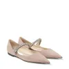 Frauen loafer Kleiderschuhe Baily Faux Pearl-Embellished Glitter Ballet Flats London Designer Pointe Toe Hochzeitsfeier Geschenk mit Kasten