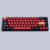 Blue Red Samurai PBT EnglishJapaneserussianskorisk keycap Cherry -profil för mekaniskt tangentbord 7U Space 175 2U Shift 231228