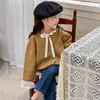 ジャケットチルドレンズウェア2023年秋の女の子の長袖カーディガンセーターコート外国