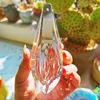 H D 5 polegadas Cristal grande Cristal SunCatcher Clear Faceted Horsaye Prisms Drop Drop Rainbow Maker Window Garden Hanging Decoration Ornament 231227