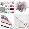 Papier enveloppé de fleurs 60x60cm, 20 pièces/paquet, emballage cadeau imperméable bronzant pour noël, mariage, saint-valentin, Aa, livraison directe Dh0E3