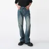 Men's Jeans Autumn Korean Male's Classical Plain Style Boot Cut Men Denim Pants