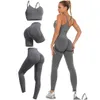 Lu Align Allenamento 3 Pezzi Set Senza Soluzione di Continuità Donna Corsa Palestra Abbigliamento Fitness Leggings Manica Lunga Abbigliamento Attivo Donna Tuta Sportiva Yoga Limone Ll Dhk8P