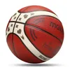 Bola de basquete fundido original tamanho 7 B7G3100-Q2Z Soft PU resistente a roupas de vestuário Treinamento para homens internos ao ar livre Basketbal 231227