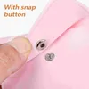 Jewelry Pouches 4Pcs Flannel Storage Bags Envelope Style Snap Button For Necklace Bracelet Earring