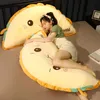 フードセミサークルトーストケーキぬいぐるみおもちゃかわいいパンぬいぐるみソフト昼寝睡眠枕ソファベッドクッションクリエイティブバースデーギフト95cm 231227