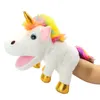 The Mouth Can Move Unicorn Hand Puppets Plush Toys Dolls Parent Child Games Kindergarten Early Childhood Education Roleplay 231228