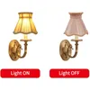 Löffel Kerze Kronleuchter Lampenschirm Set von 2 Clips auf Tropfenlampen -Wandlampen -Stoff Schatten