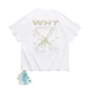 Verão Luxo Mens Camiseta Designers Marca Offs Camisetas Homens Mulheres Moda Arrow X Off Whites 6Tshirts Hip Hop Manga Curta T-shirt Solto Tops Tees Grande Camiseta Branca