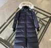 Coatwomen Mackages doudoune d'oie épaissie veste à capuche Extra-longue femme nh6