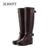 Rainboots Wodoodporny płaskie buty Kobiety Czarna woda moda mody botki deszczowe Wysokie zamek błyskawiczny bez poślizgu PCV wygodny 231228