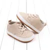 Suefunskry Kleinkind Baby Jungen Mädchen Mokassins Turnschuhe zum Binden Weiche Sohle Flache Schuhe Prewalker Anti-Rutsch-Walker First Walkers