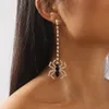 昆虫水ダイヤモンドスパイダー甘いクールな面白いイヤリングファッションイヤリング