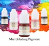 Professionell mikrobladande pigmenttatueringsfärg för permanent smink Eyebrowlipeyeliner Cosmetic Organic Micro Pigment Color Tattoo5389669