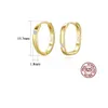 S925 Brincos de Prata Micro Conjunto Zircão Banhado a Ouro 18k Brincos de Brincos Europeus Femininos Moda Joias Requintadas Festa de Casamento Presente de Dia dos Namorados SPC