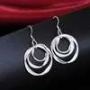 Dangle Earrings Brand 925 Sterling Silver Fashion Women Exquisite Jewelry Wedding Engagement Parts Wholesale
